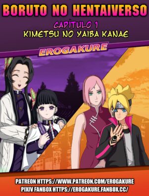 Boruto Piranha: Kimetsu no Yaiba Kanae – Boruto numa Dimensão de Pica e Buceta em HQ Brasileiro