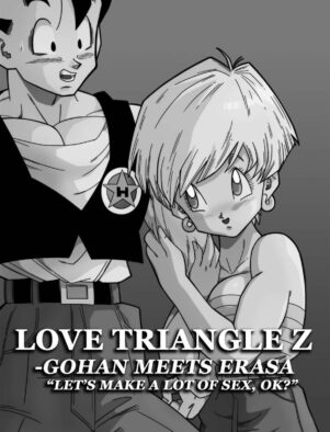 Dragon Ball Hentai: Triângulo Amoroso Vol.01 – Erasa Provocando Gohan com sua Buceta Molhada em HQ Brasileiro