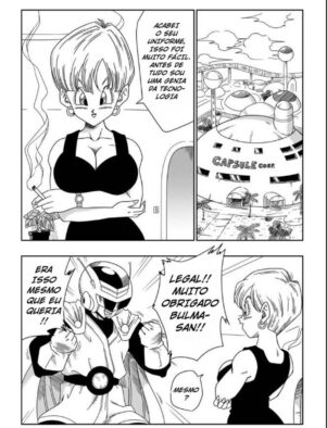 Dragon Ball Hentai: Triângulo Amoroso Vol.03 – Erasa e Gohan em uma Foda Cheia de Safadeza em HQ Brasileiro