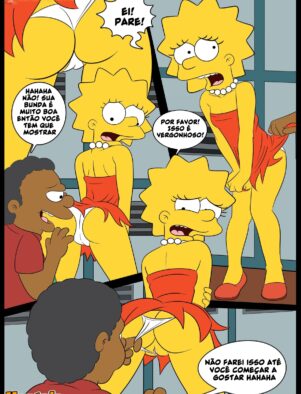 Os Simpsons: Ensino Especial da Marge Para o Valentão da Escola” em HQ Brasileiro