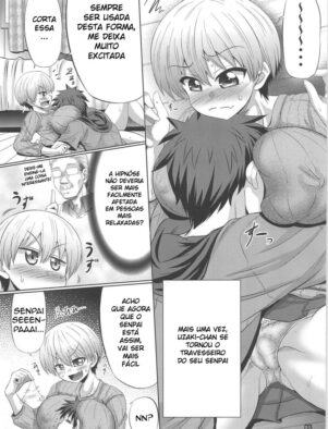 Uzaki-chan e a hipnose safada – Hana uzaki usa seus peitos para hipnotizar shinichi sakurai em hentai HQ Brasileiro