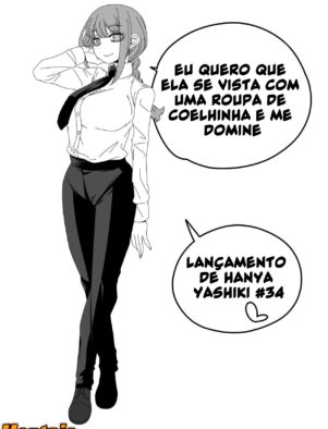 Peituda Safada Querendo Rola: Makima Coelhinha em Hentai HQ Brasileiro