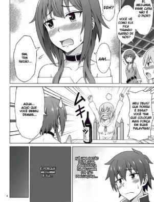 Aqua Bêbada Tentando Dar para o Kazuma no Hentai HQ Brasileiro