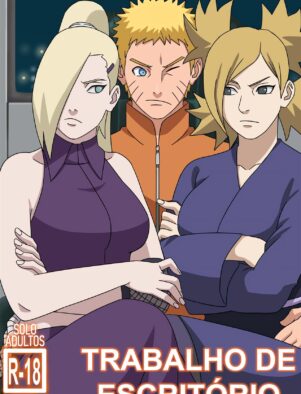 Naruto e Ino: Segurança Chunnin e muito sexo no escritório do Hokage – HQ Brasileiro em Hentai