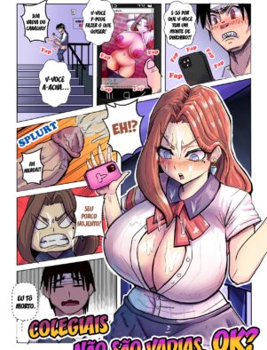 Fodendo a famosinha da escola em hq hentai brasileiro