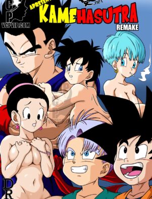 Trunks não resistiu e comeu a buceta da mãe do Goten em HQ Brasileiro!