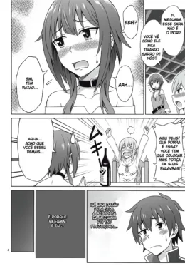 Aqua Bêbada Tentando Dar para o Kazuma no Hentai HQ Brasileiro