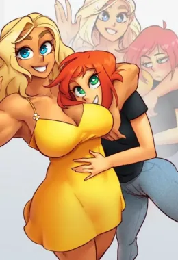 Bervely e Tara: Duas Piranhas Lésbicas em Ação! Mini-comics de Hentai HQ Brasileiro