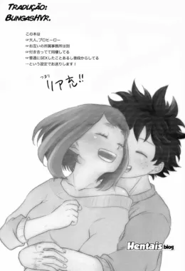 Boku no Hero Academia: Ochako Uraraka dando a buceta para Izuku Midoriya em Hentai HQ Brasileiro