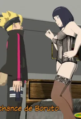 Boruto metendo a pica na buceta da mamãe Hinata em hentai HQ Brasileiro