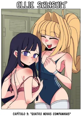 Bullying e Sedução: Ellie Mostrando a Buceta para o Valentão em Hentai HQ Brasileiro