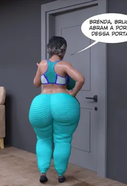 Clarice: Brenda e Bruce trepando gostoso enquanto o noivo é enrolado pela mãe safada! Em HQ Brasileiro