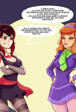 Daphne e Velma: Bucetas em Chamas em HQ Brasileiro