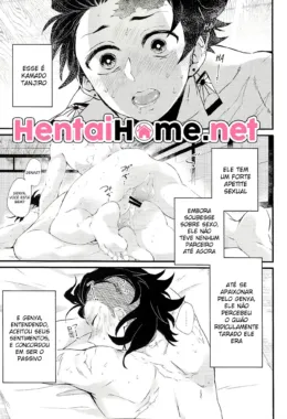 Demon Slayer Hentai: Tanjiro e Sua Vida Sexual – Tanjiro Desesperado por Uma Buceta em Hentai HQ Brasileiro