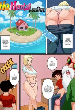 Dragon Ball: Gohan Destroça a Buceta da Android 18 em HQ Brasileiro