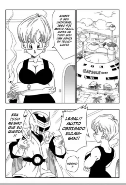 Dragon Ball Hentai: Triângulo Amoroso Vol.03 – Erasa e Gohan em uma Foda Cheia de Safadeza em HQ Brasileiro