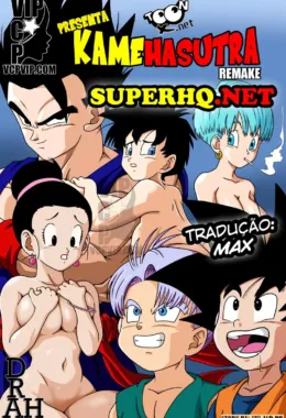 Dragon Boll Pornô: Kamehasutra – Chi Chi e a Faxina Safada dos Filhos Tarados em HQ Brasileiro