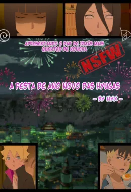 Festa de Ano Novo das Hyugas: Hanabi solteira e sedenta por uma pica em Boruto Hentai HQ Brasileiro