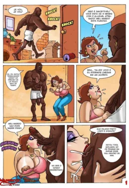 Freddy e o Sexo Proibido com a Tia Safada e sua Amiga Devassa em Hentai HQ Brasileiro