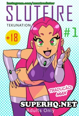 Jovens Titãs Hentai: Estelar Dando a Buceta para Mutano, Robin e Cyborg em Quadrinhos de Putaria – Em HQ Brasileir