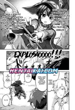 Magia e Sexo: A Bruxinha Piranha e o Dotado Kazuma em Hentai HQ