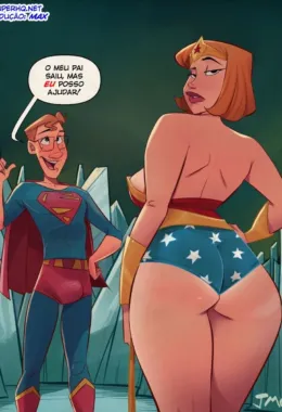 Mamãe Maravilha Ensinando Tudo Para SuperBoy em Quadrinhos Eróticos” em HQ Brasileiro