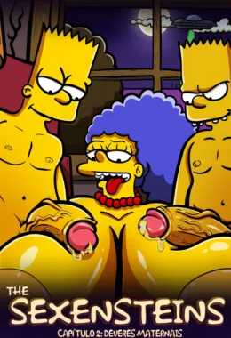 Marge, a esposa peituda insatisfeita – A continuação do hentai Simpsons HQ