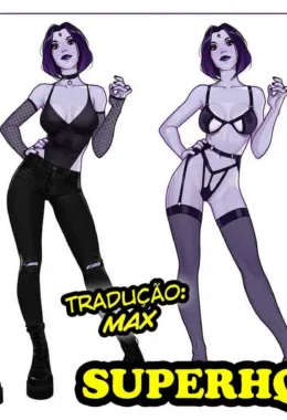 Massagem e Sacanagem com Ravena dos Jovens Titãs – HQ de Hentai Brasileiro