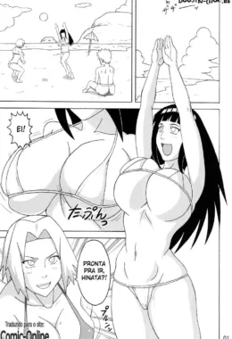 Naruto e a Orgia Surpresa – Fodendo várias bucetas de uma só vez em HQ Brasileiro