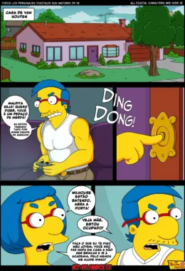 Os Simpsons: Bart x Annika Van Houten – A Foda na Casa da Árvore em HQ Brasileiro