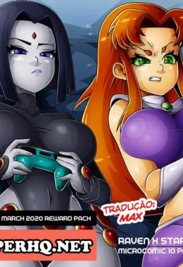Ravena e Estelar: A Disputa Safada dos Jovens Titãs em HQ Brasileira