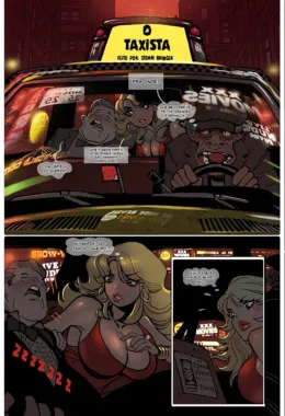 Taxista sortudo fode a buceta da piranha casada na volta da festa em hentai HQ