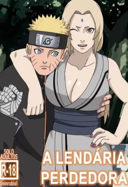 Tsunade, a peituda safada, aposta seu corpo em jogo hentai com Naruto em HQ Eróticos